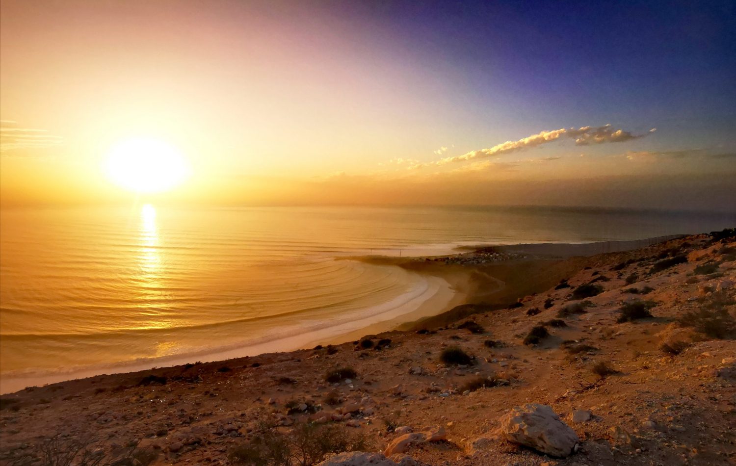 vue panoramique baie d'imsouane maroc